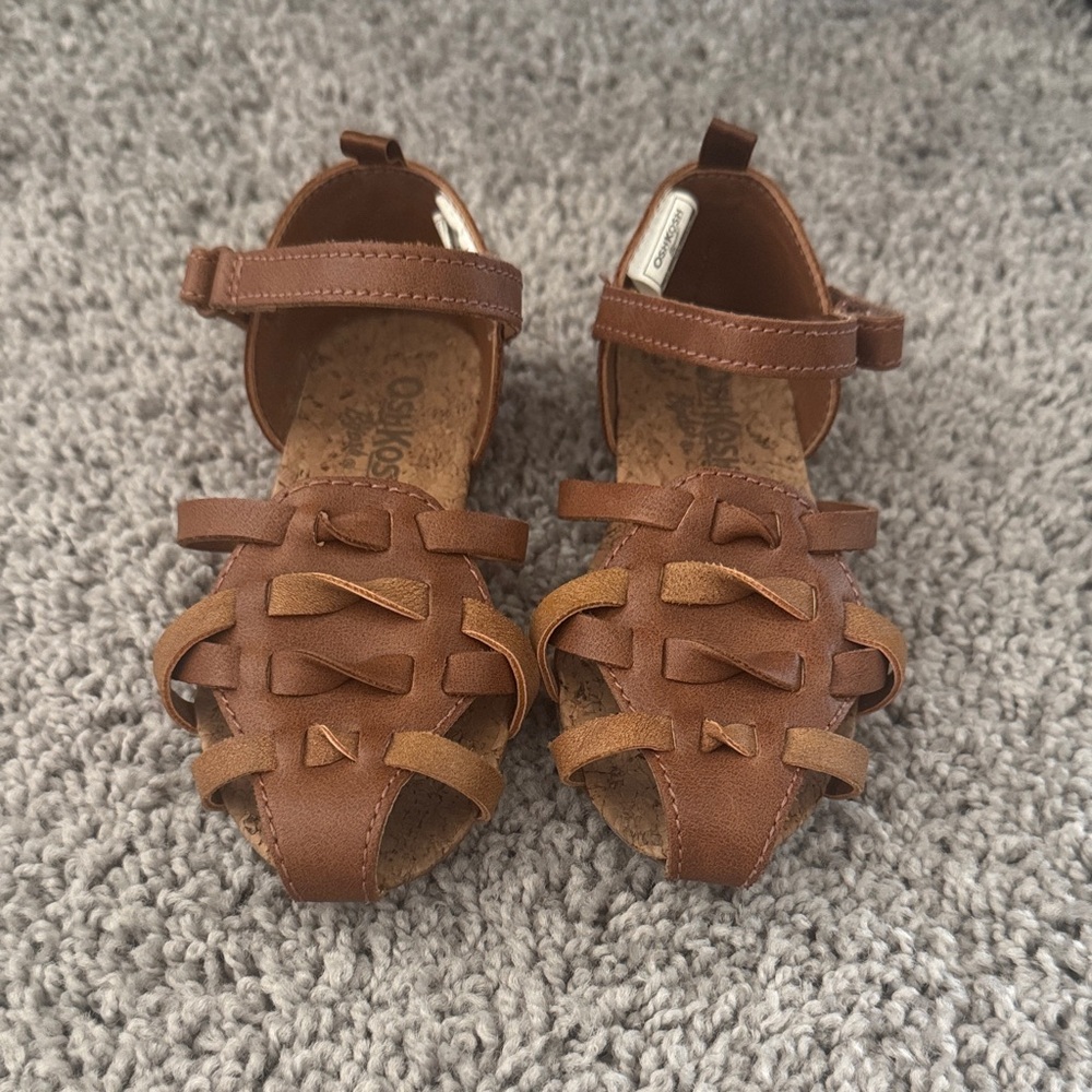 OshKosh B'gosh Brown Kids Sandals